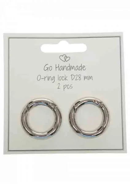 Go Handmade O-Ring Lås 28 mm (2 stk)